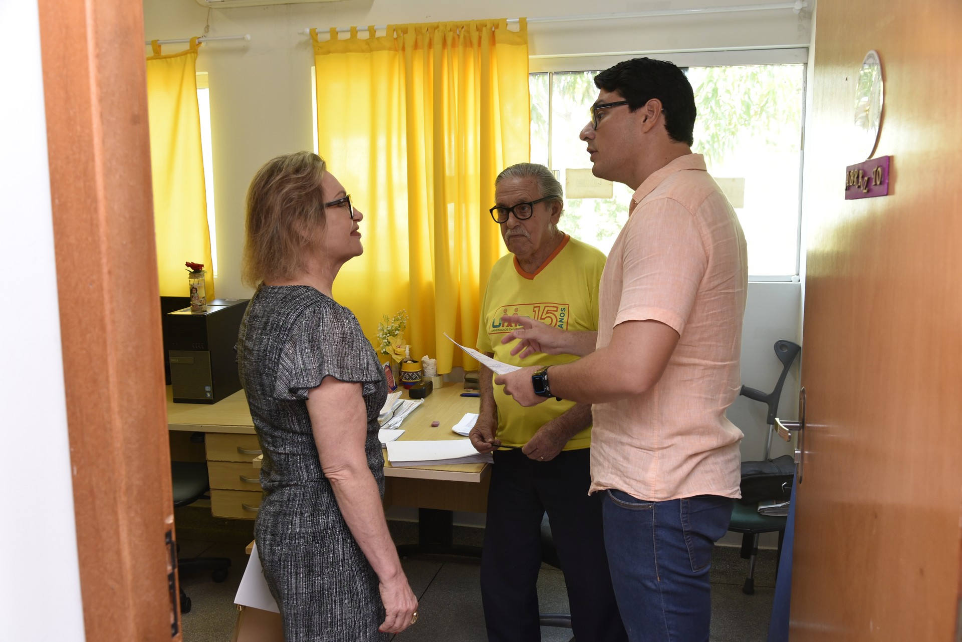 Lira também conversou com os estudantes da UMA.