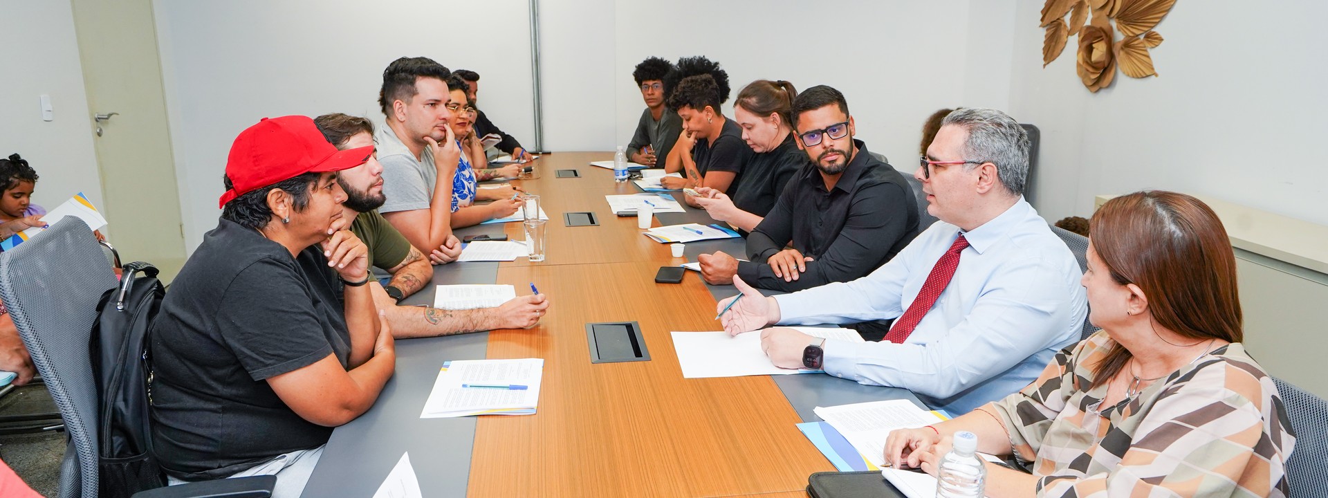 Na reunião, o MPTO foi representado pelo promotor de Justiça Paulo Alexandre Rodrigues de Siqueira