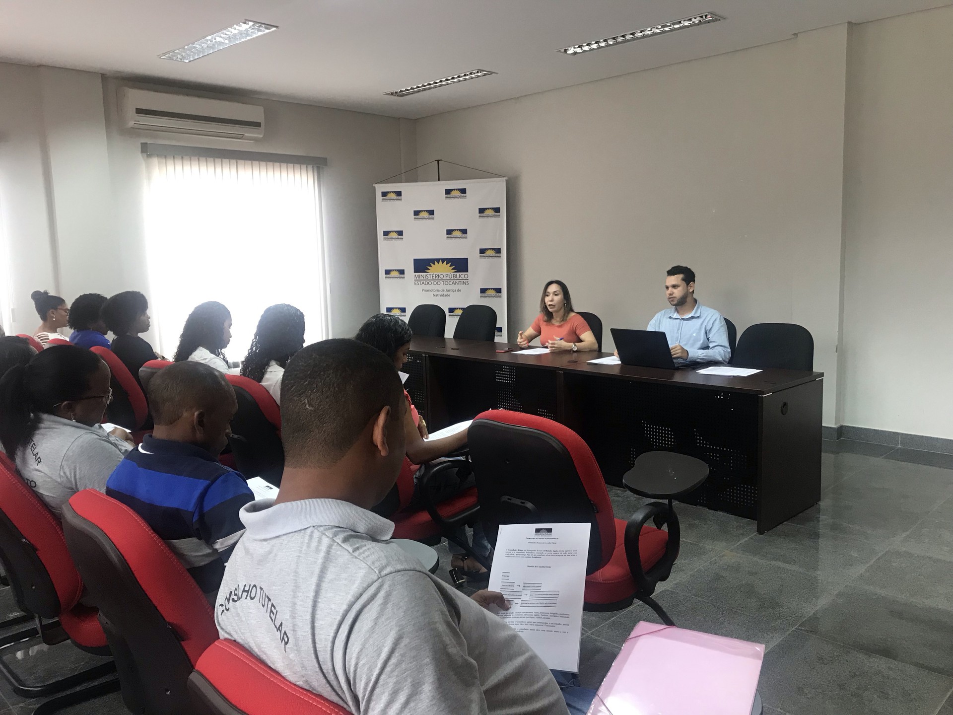 Participaram membros dos Conselhos Tutelares dos municípios de Santa Rosa do Tocantins, Natividade e Chapada da Natividade.