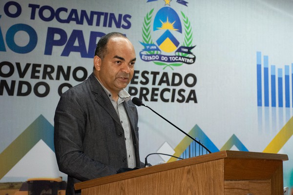 Assessor especial jurídico da PGJ, Celsimar Custódio Silva, durante apresentação do balanço do Comitê do Fogo