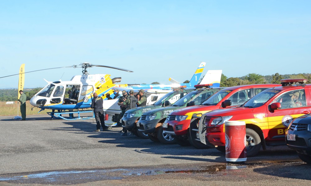 Veículos automotores, aeronaves, drones e um helicóptero serão utilizados para monitorar queimadas