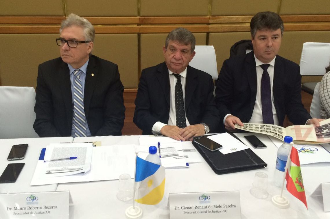 PGJ durante reunião em Gramado (RS)