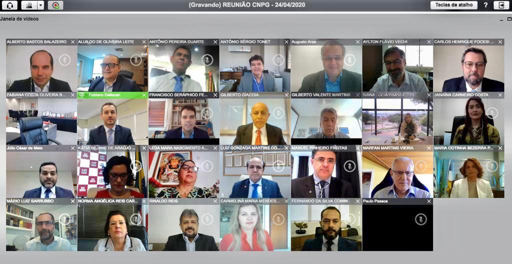 Reunião ocorreu via videoconferência