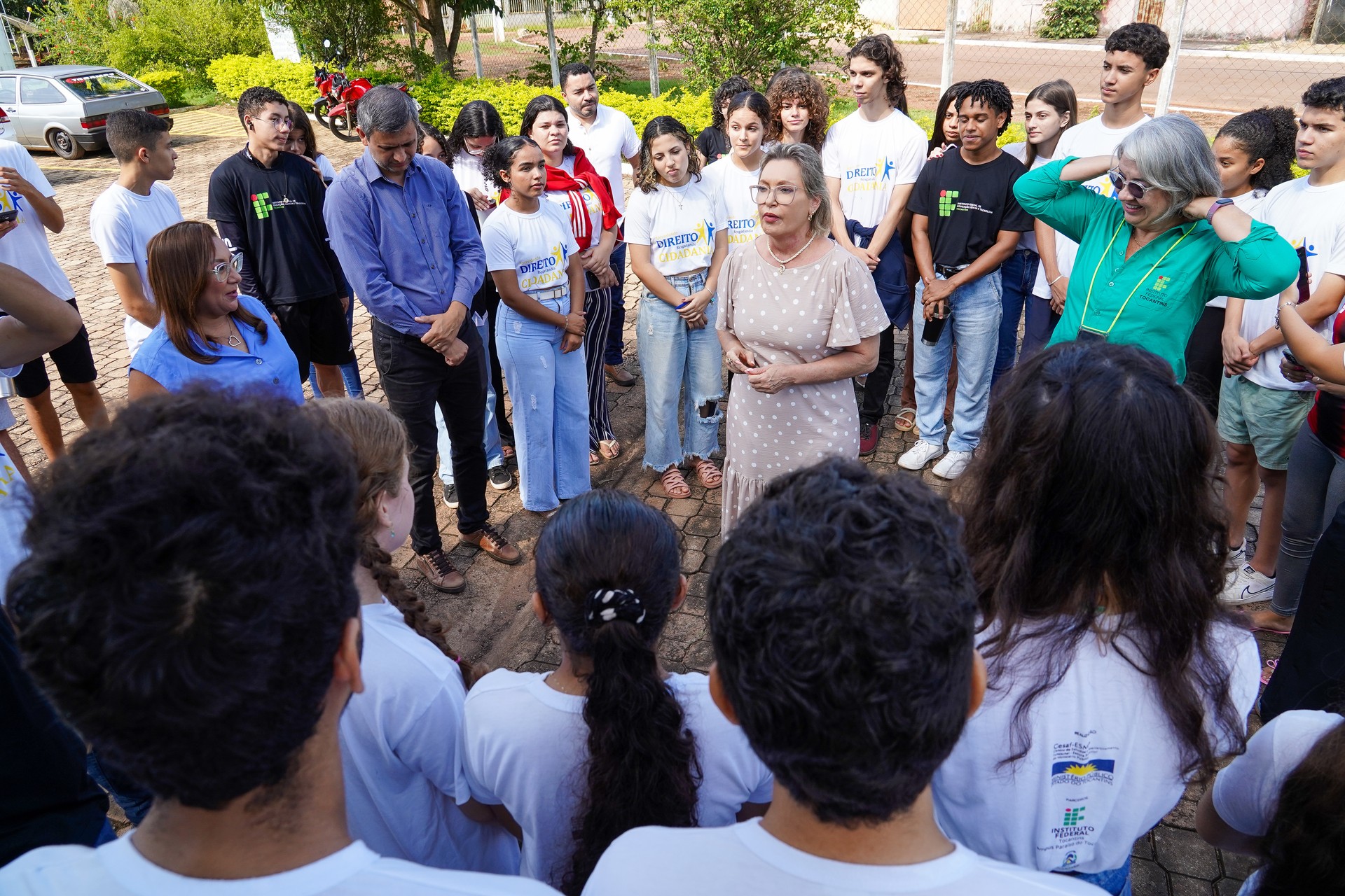 Idealizadora do projeto, a  diretora-geral do Cesaf/ESMP, procuradora de Justiça Vera Nilva Álvares Rocha Lira acompanhou os estudantes.