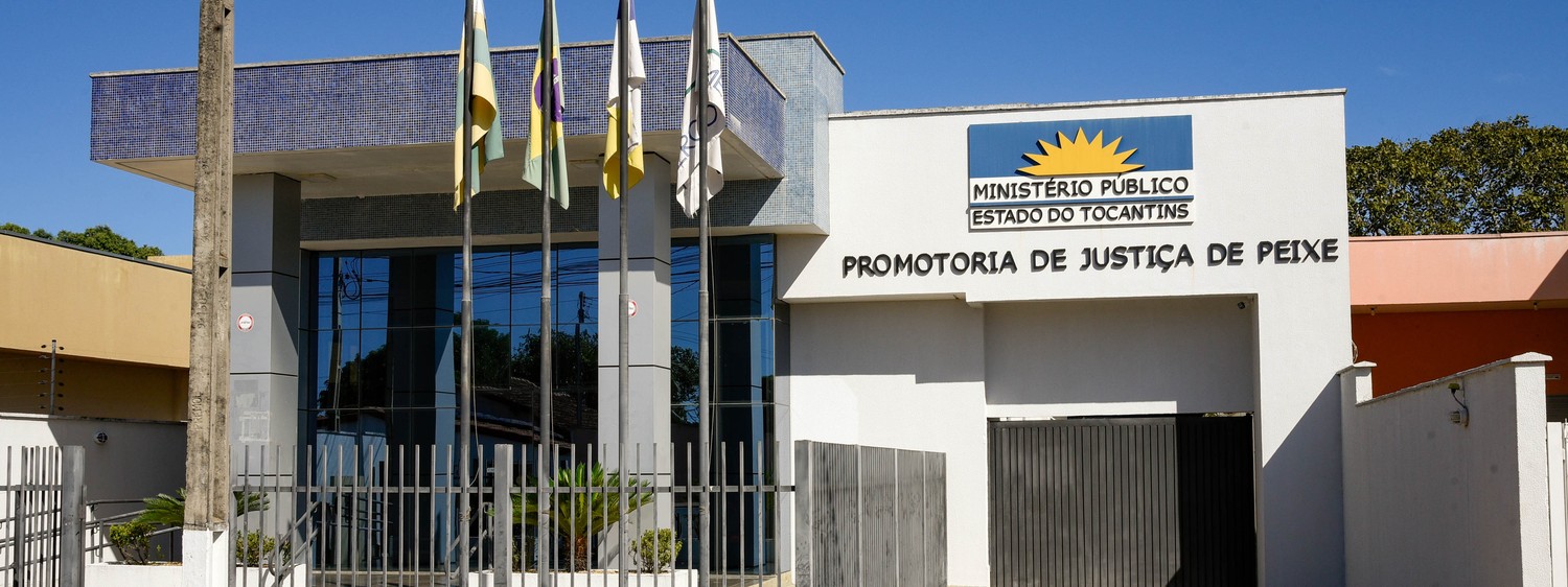 Fachada promotoria de Justiça de Peixe
