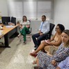 Promotora de Justiça Isabelle Figueiredo conduziu as reuniões