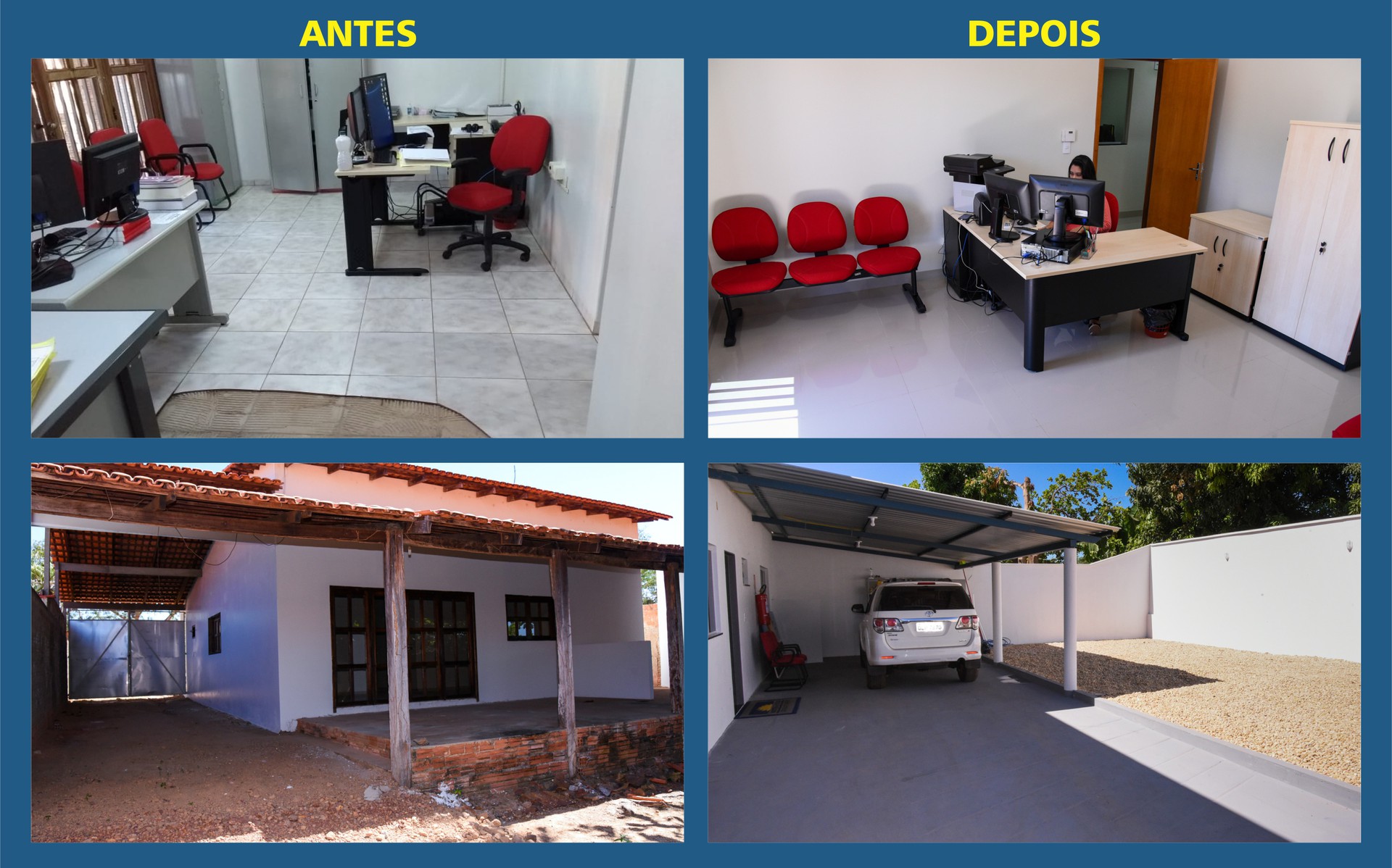 Estrutura vai proporcionar conforto ao cidadão