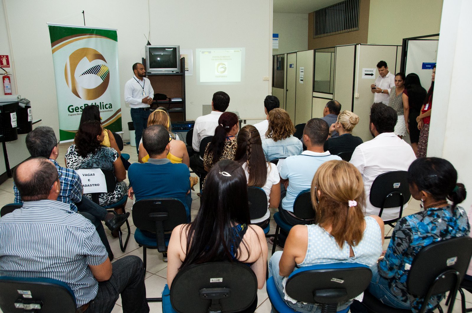 Servidores do Sine assistiram a apresentação do Gespública