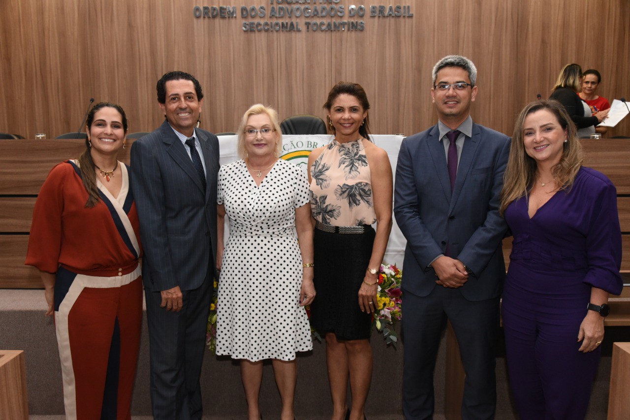 Membros do MPTO durante solenidade de posse da ABMCJ