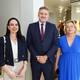 Membros do MPTO participam da inauguração