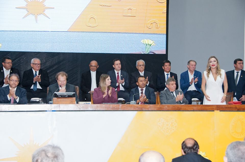 PGJ durante posse da mesa diretora da Assembleia Legislativa