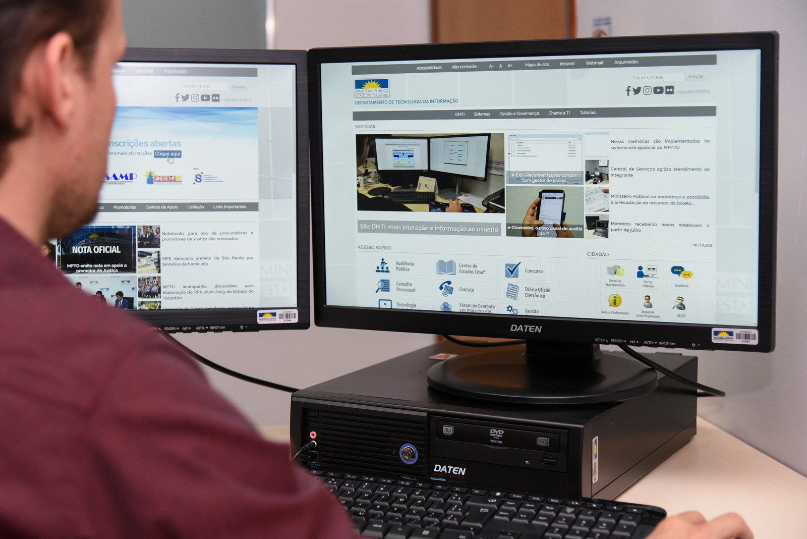 Site da TI segue orientações do CNMP