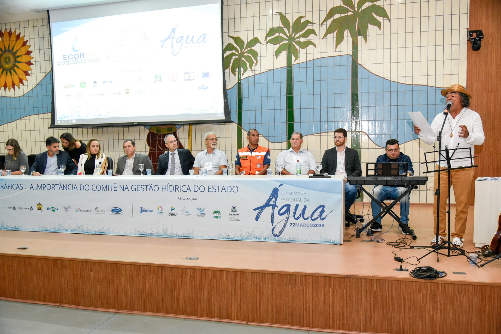 Apresentação musical abriu o evento