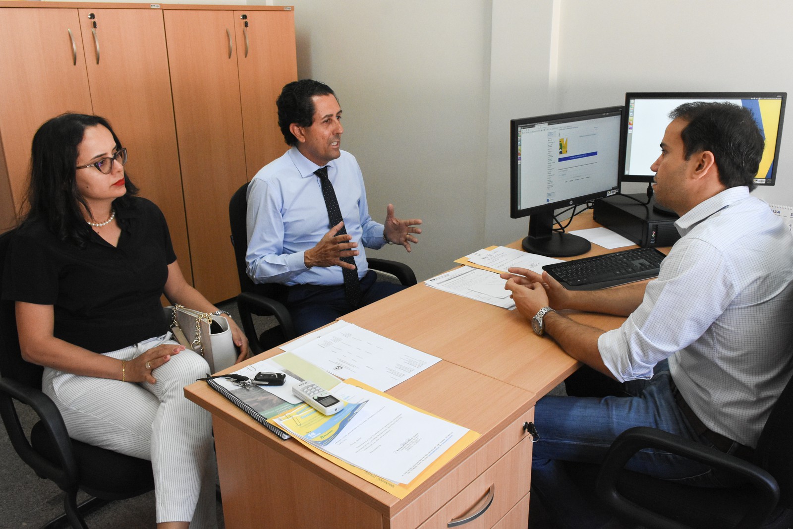 Mais um registro da visita em Guaraí