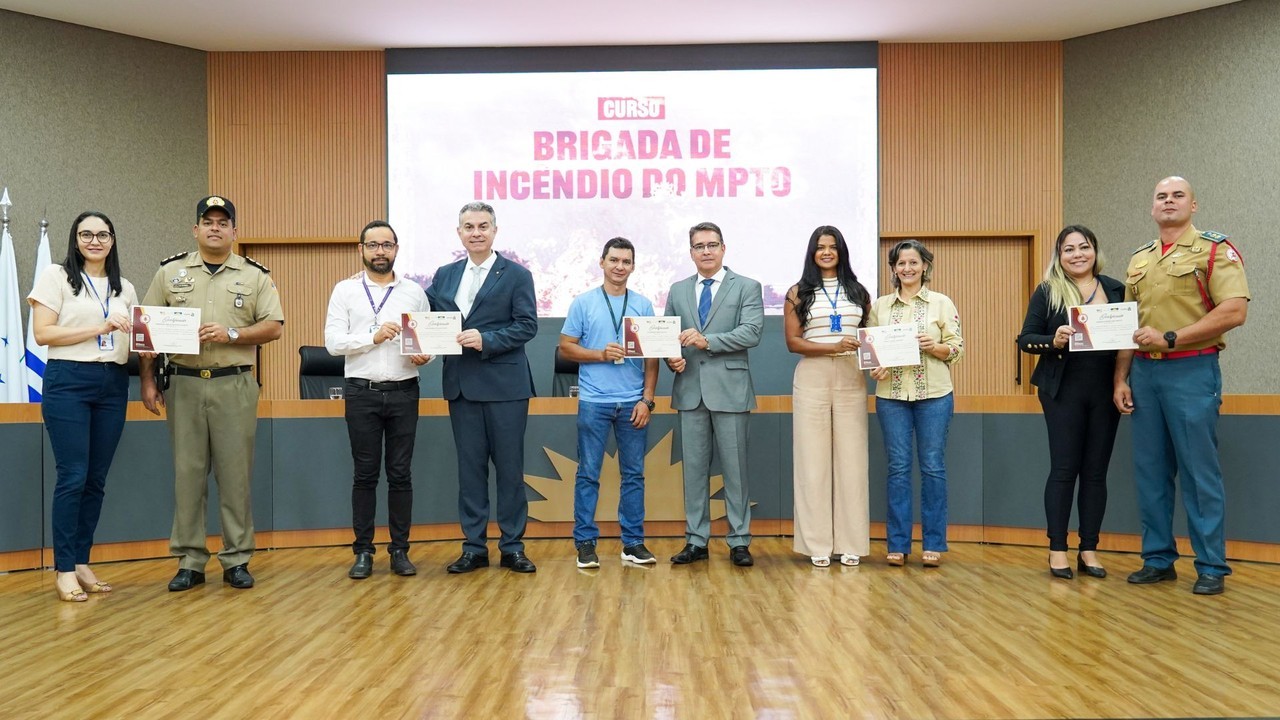 MPTO entrega certificados a brigadistas