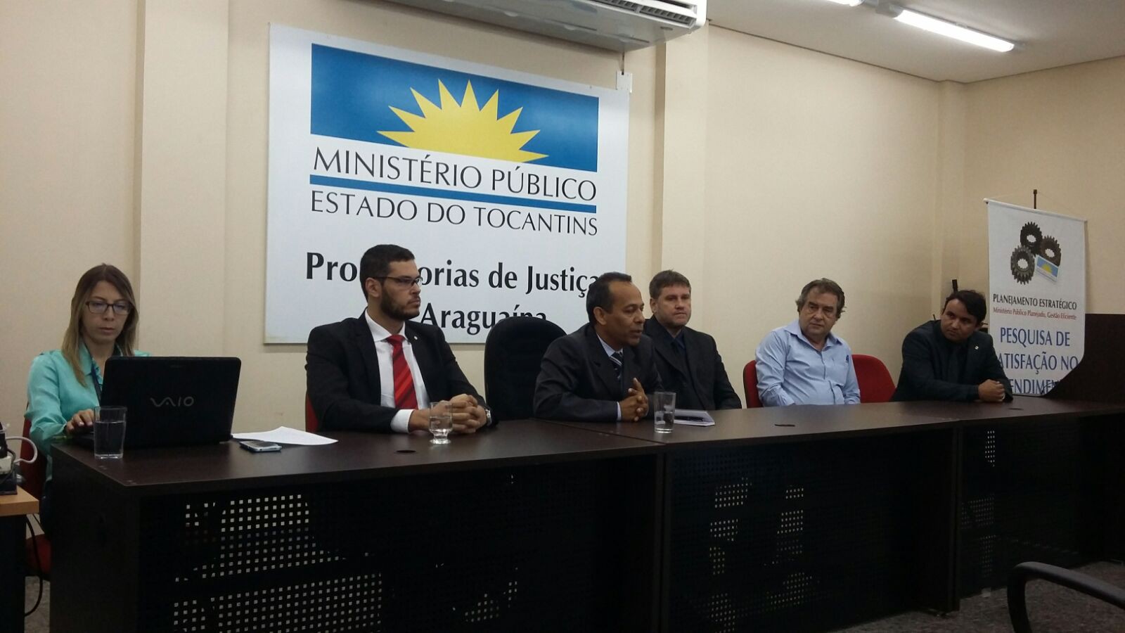 Integrantes da Corregedoria Geral do MPE em Araguaína