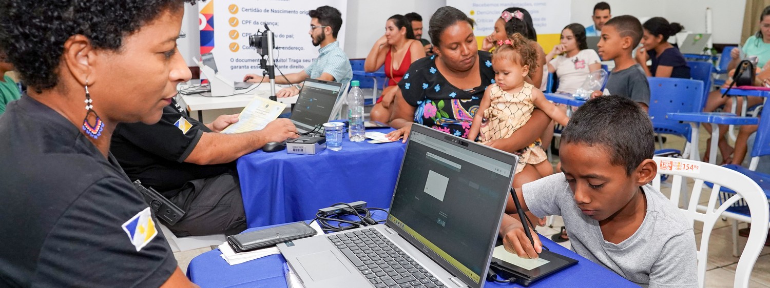 Mais de 50 pessoas foram atendidas pelo projeto Minicidadão