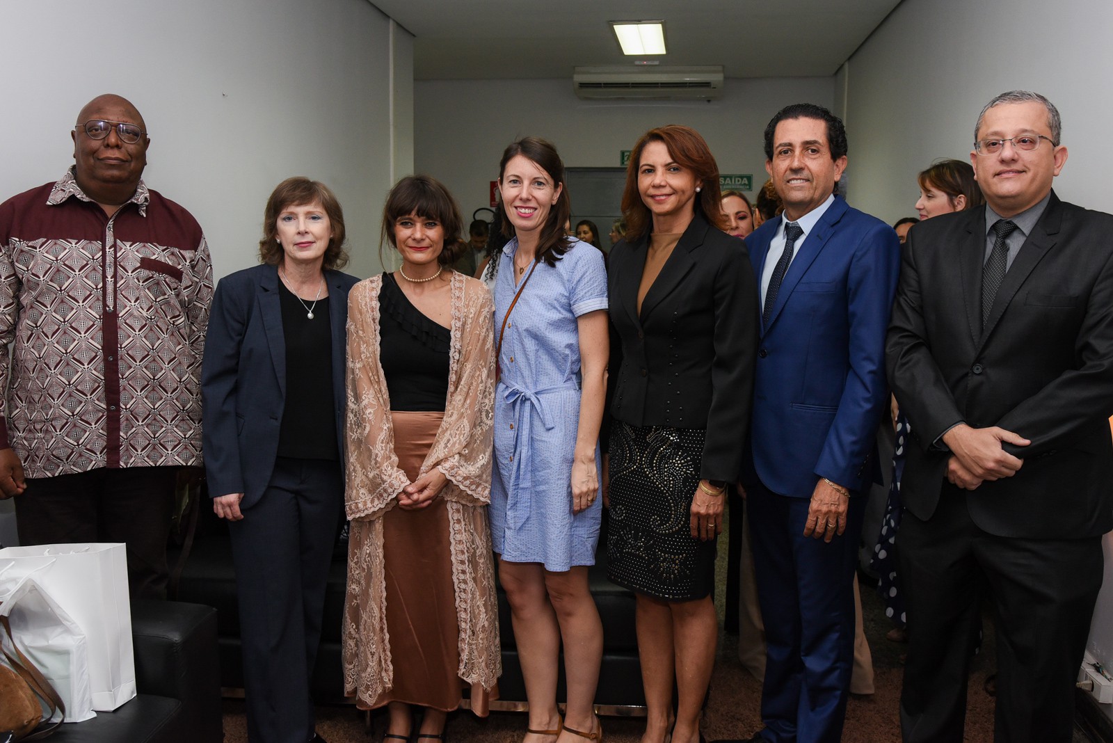 Integrantes do MPTO entre os palestrantes do congresso
