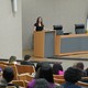 A professora doutora Artenira Silva trouxe aos presentes a palestra “Violência Psicológica e Formação de Provas”