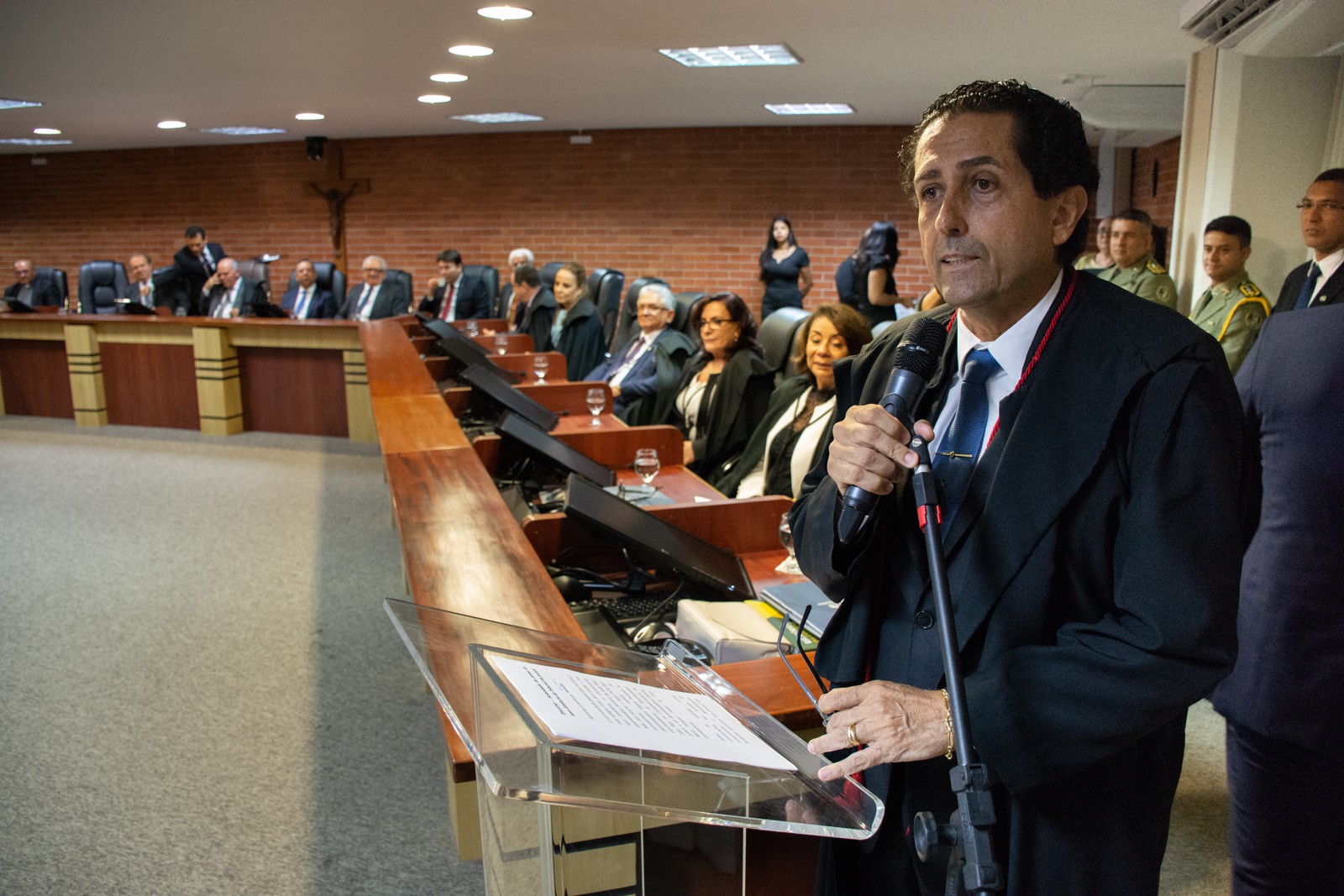 PGJ representou o Ministério Público Estadual (Foto: Ronaldo Mitt)