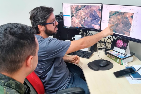 Treinamento aconteceu no Laboratório de Geoprocessamento do Caoma