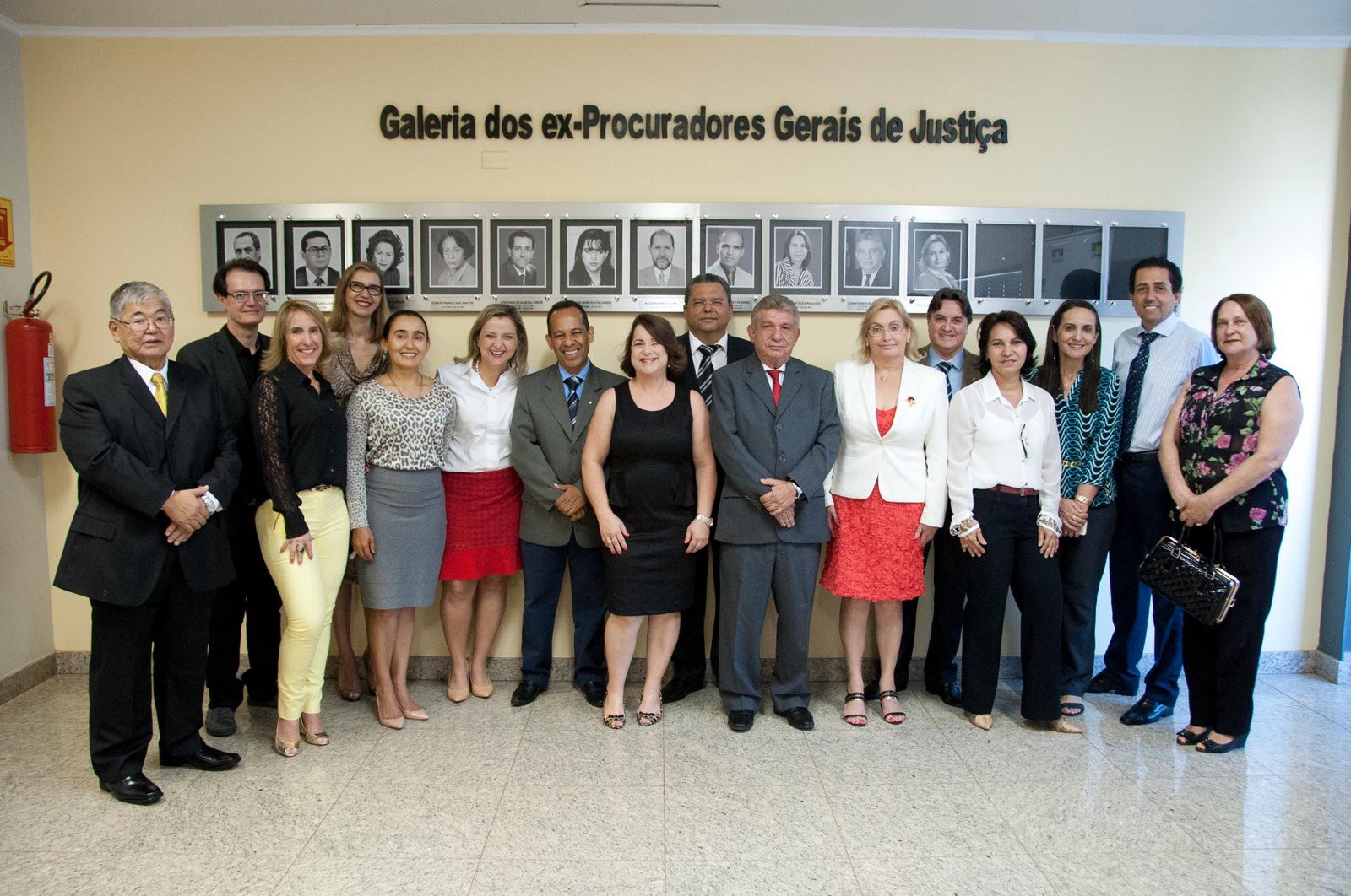 Membros e servidores prestigiaram o evento.