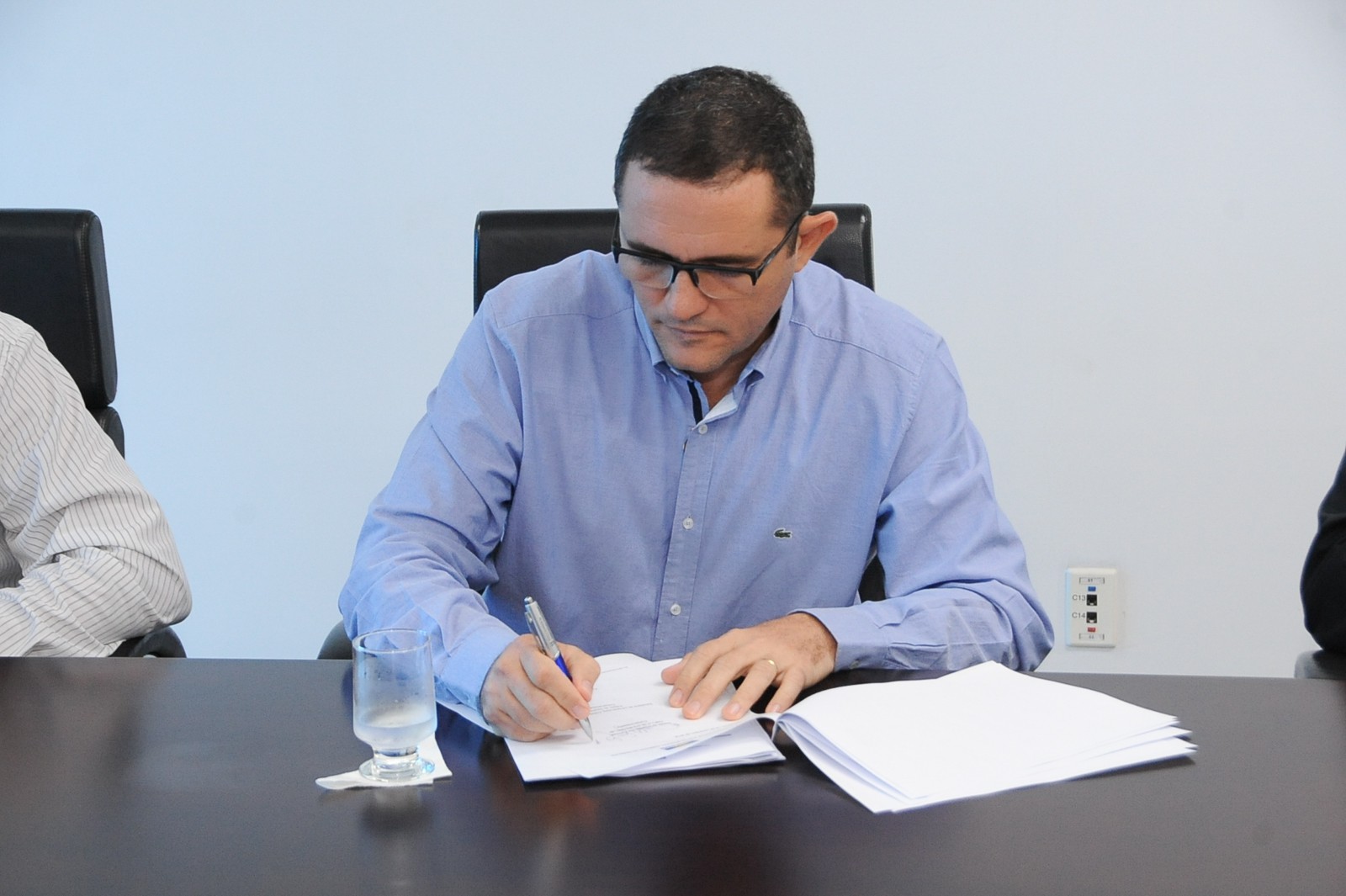 Representante do Dirf, ao assinar o TAC