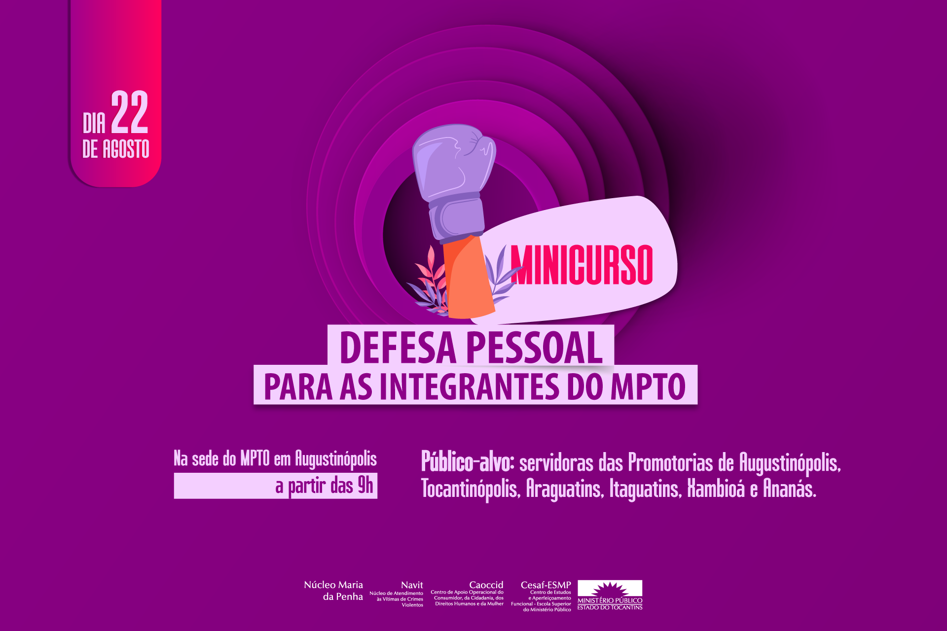 O treinamento tem como objetivo reforçar a segurança e a independência das participantes