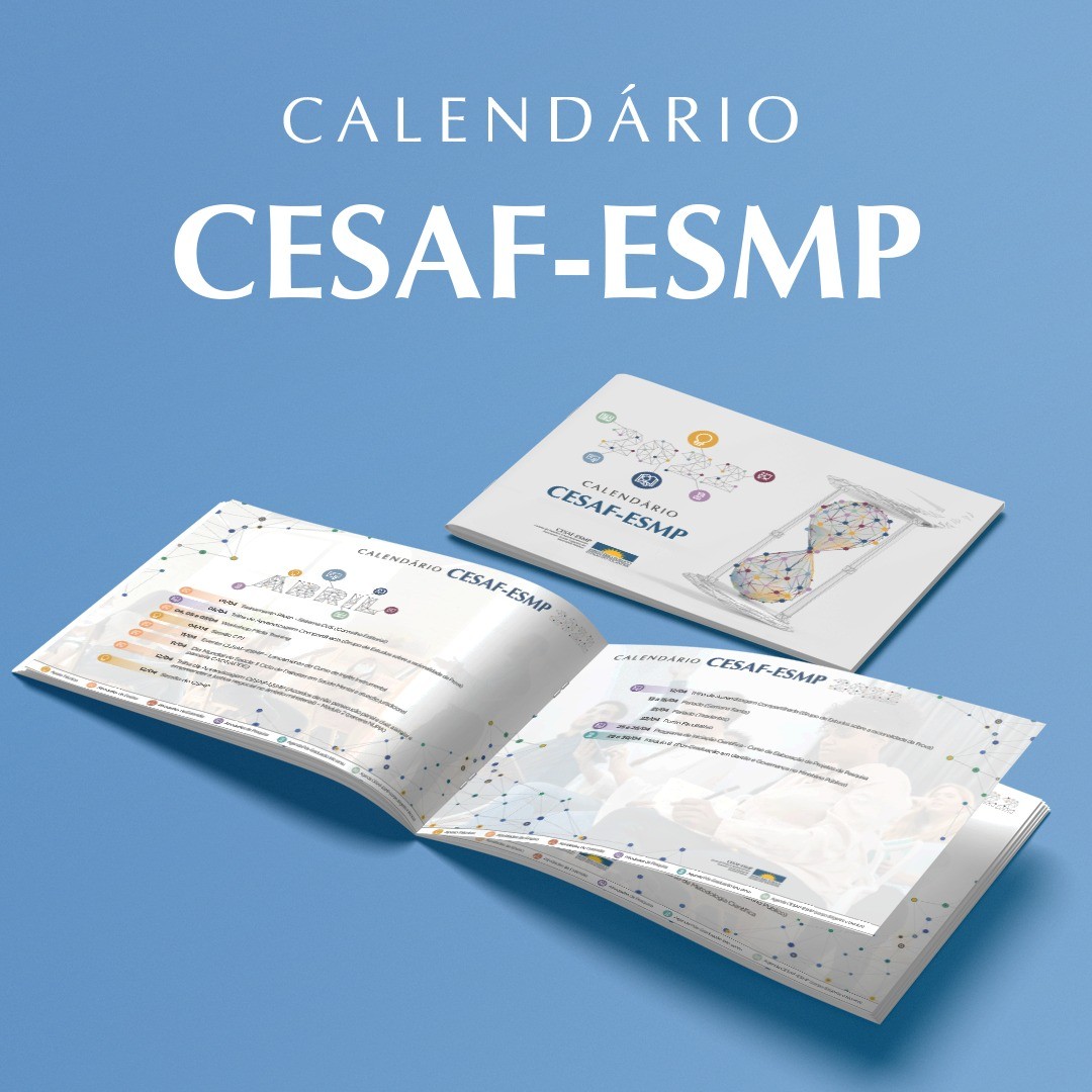 Semanalmente, a equipe CESAF-ESMP atualizará o calendário