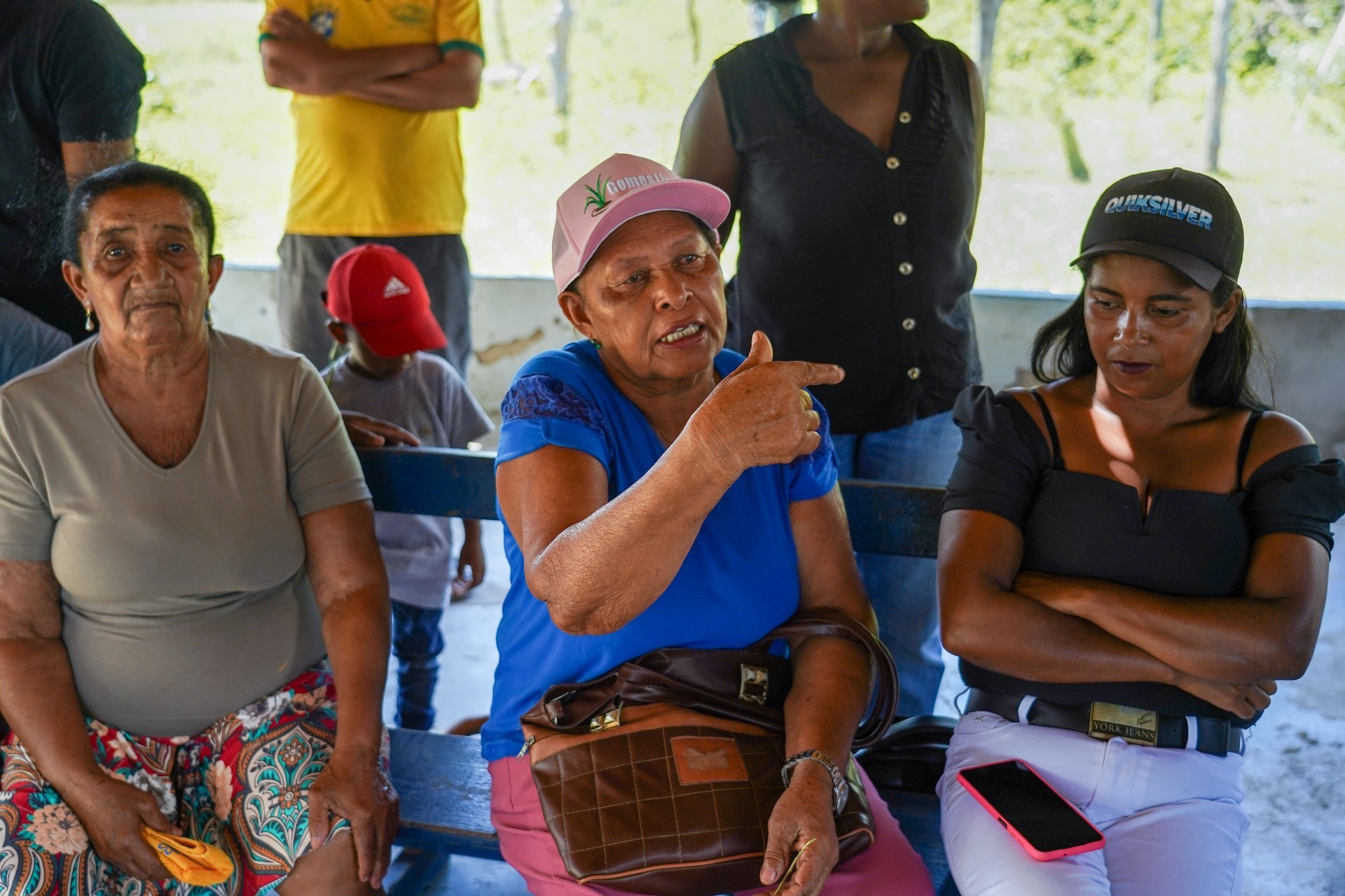 A comunidade participou ativamente da apresentação do projeto