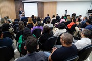 Promotor de Justiça Antonio Henrique Graciano Suxberger, na Aula Magna do curso de pós-graduação “Direito e Políticas Públicas: perspectivas teóricas e práticas para atuação do Ministério Público”