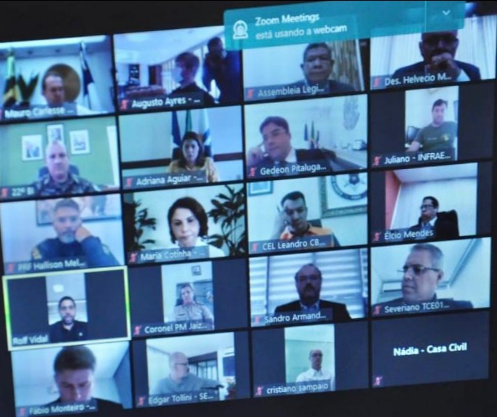Reunião telepresencial ocorreu nesta segunda-feira, 20