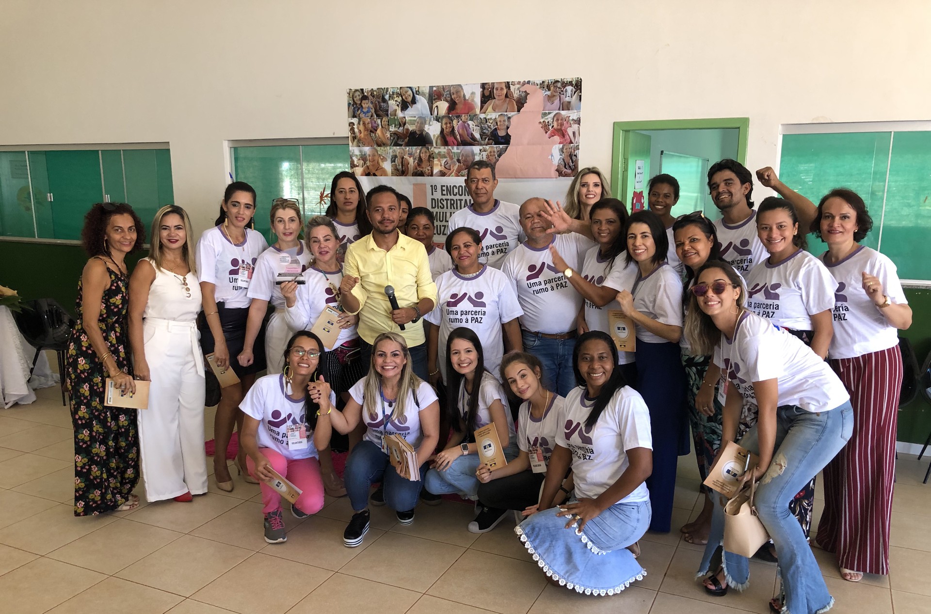 Núcleo Maria da Penha abordou violência doméstica e a Lei Maria da Penha no evento. 