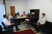 Reunião ocorreu no Gabinete da promotora de Justiça Kátia Chaves Gallieta