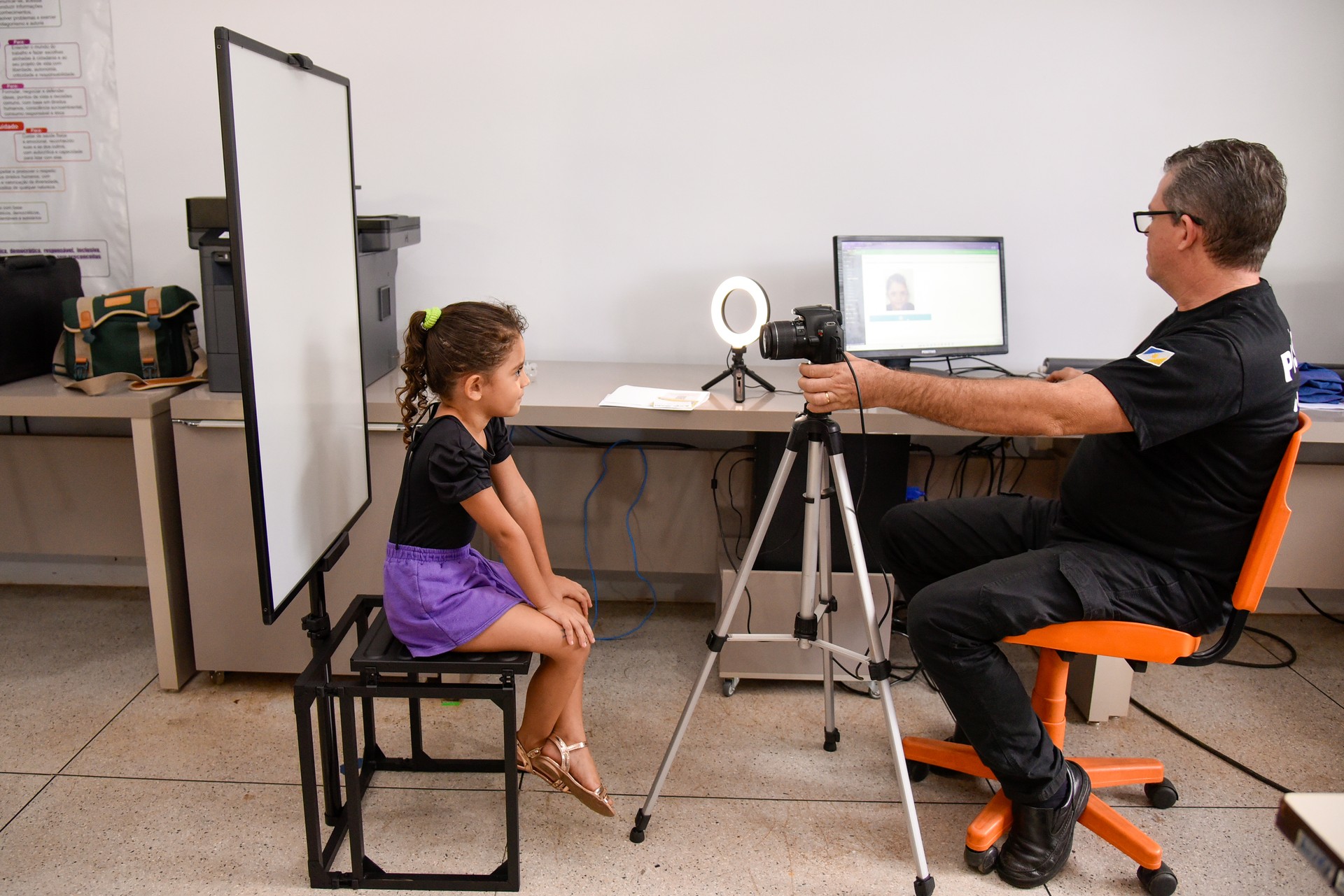 Projeto atendeu crianças da escola paulo Freire, em Palmas