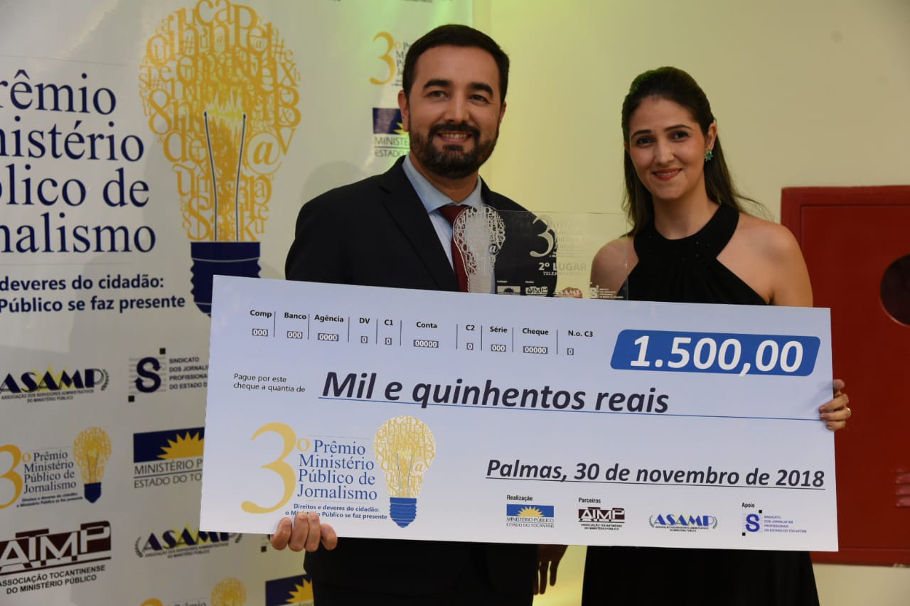  Cassiano Rolin - 2º Lugar categoria telejornalismo