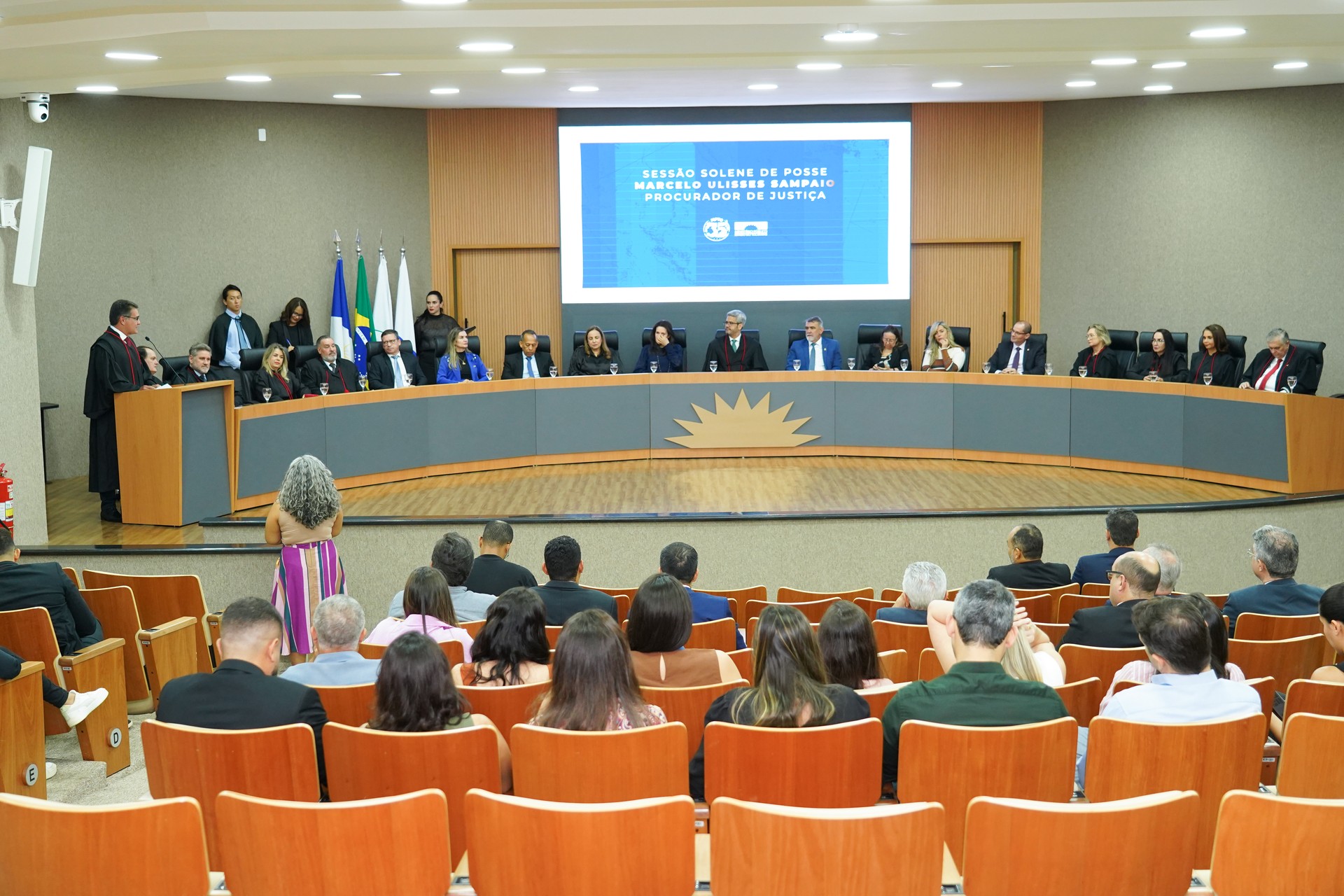 Sessão de posse de Marcelo Ulisses Sampaio como procurador de Justiça