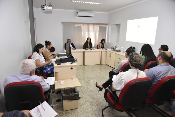 Reunião foi conduzida pela coordenadora do Caosaúde