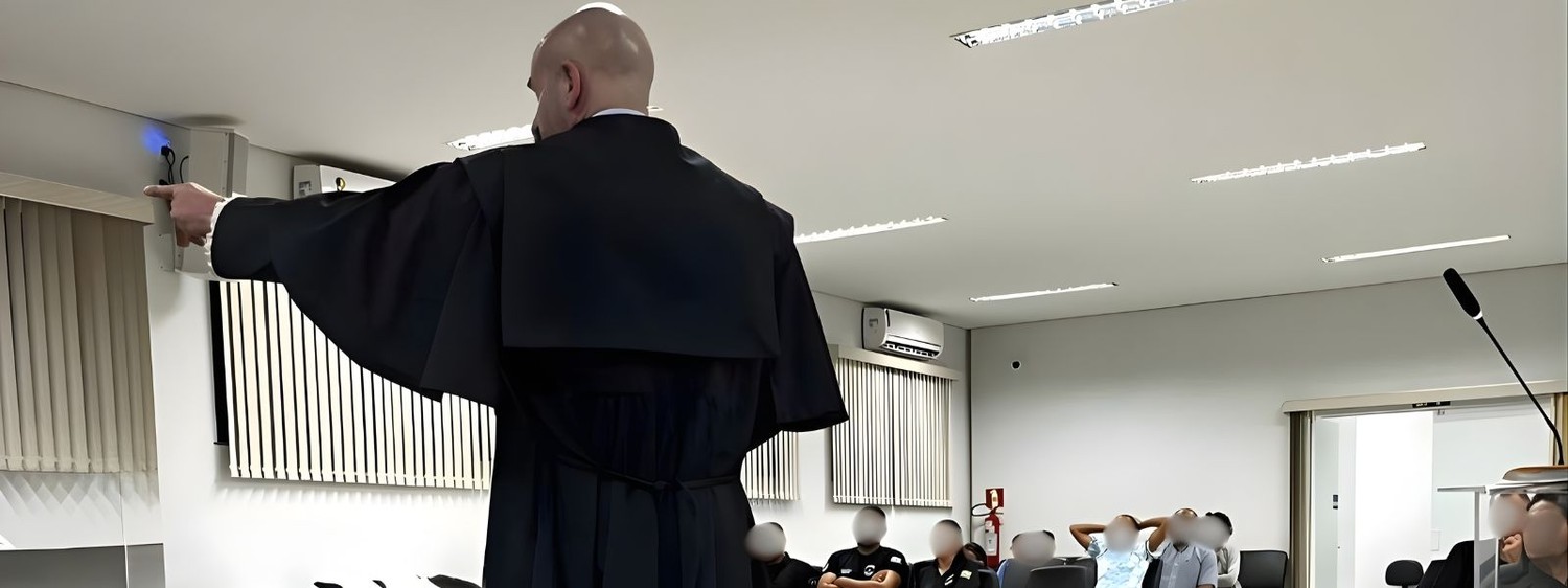 Promotor de Justiça Guilherme Cintra Deleuse, integrante do Núcleo do Tribunal do Júri (MPNujuri) do MPTO, representou a acusação no plenário