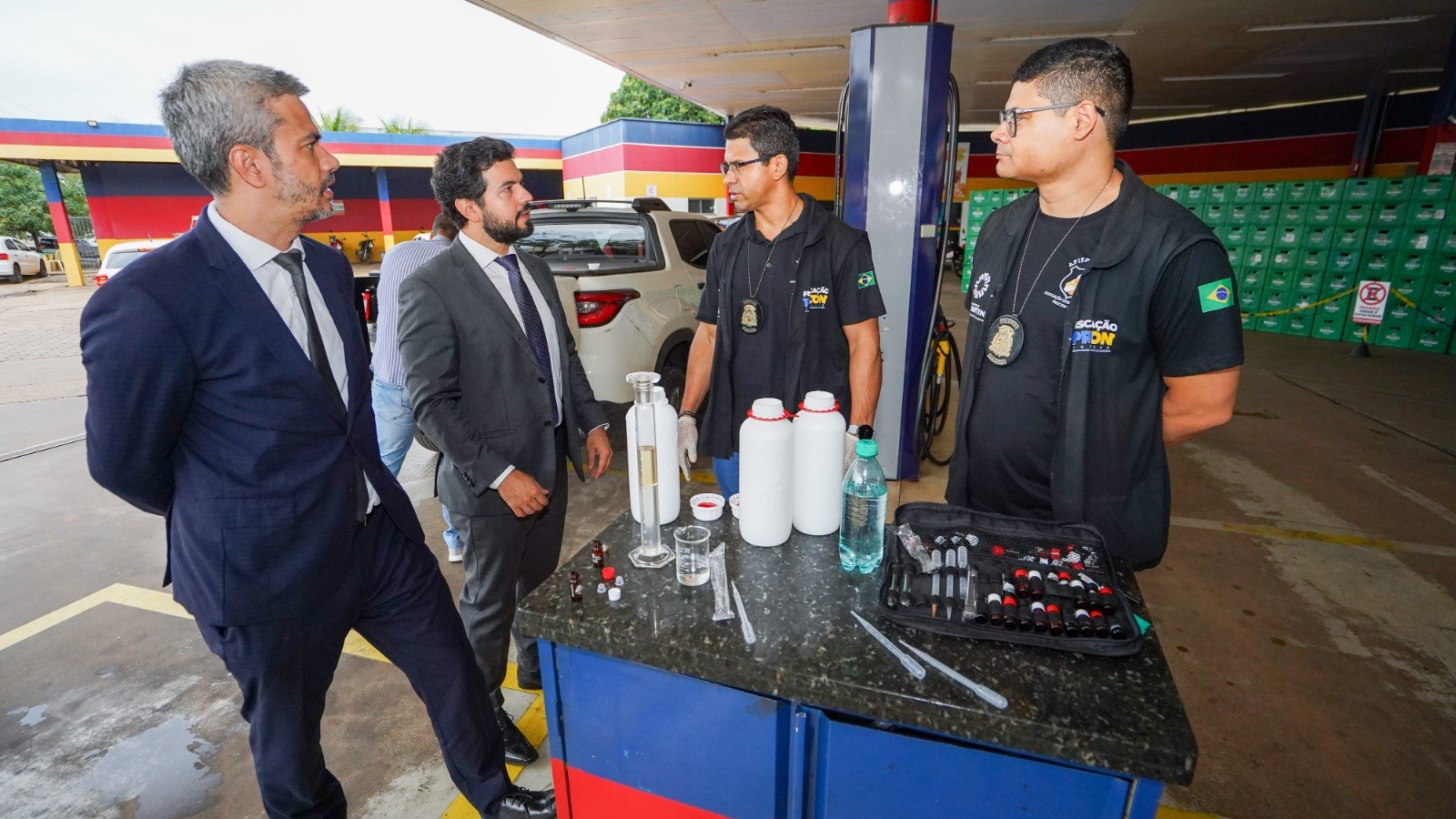 A operação faz parte de uma força-tarefa nacional para combater  sonegação e fraudes em combustíveis