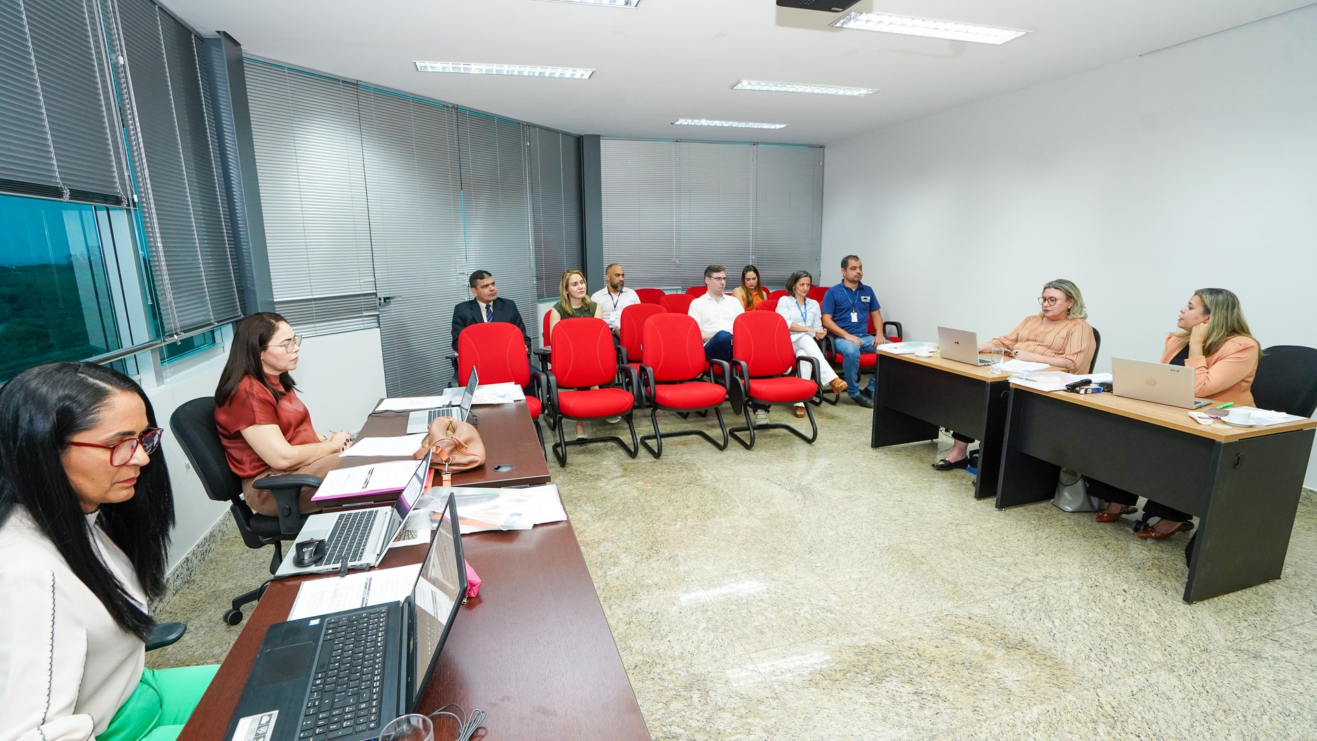 Avaliadoras do CEE dialogam com a Comissão Própria de Avaliação (CPA) do Cesaf-ESMP sobre diferentes temas