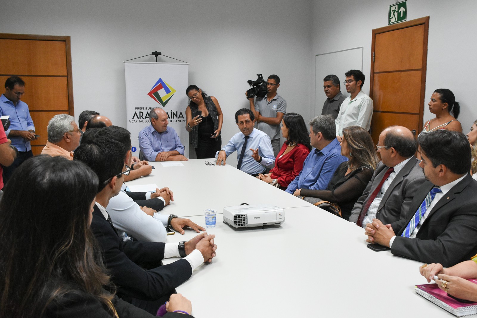 Membros do Ministério Público prestigiaram a assinatura do Projeto de Lei