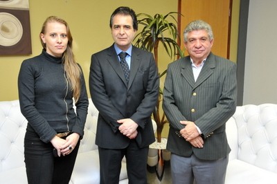 Paula Rovani, Raimundo Frota e Clenan Renaut 