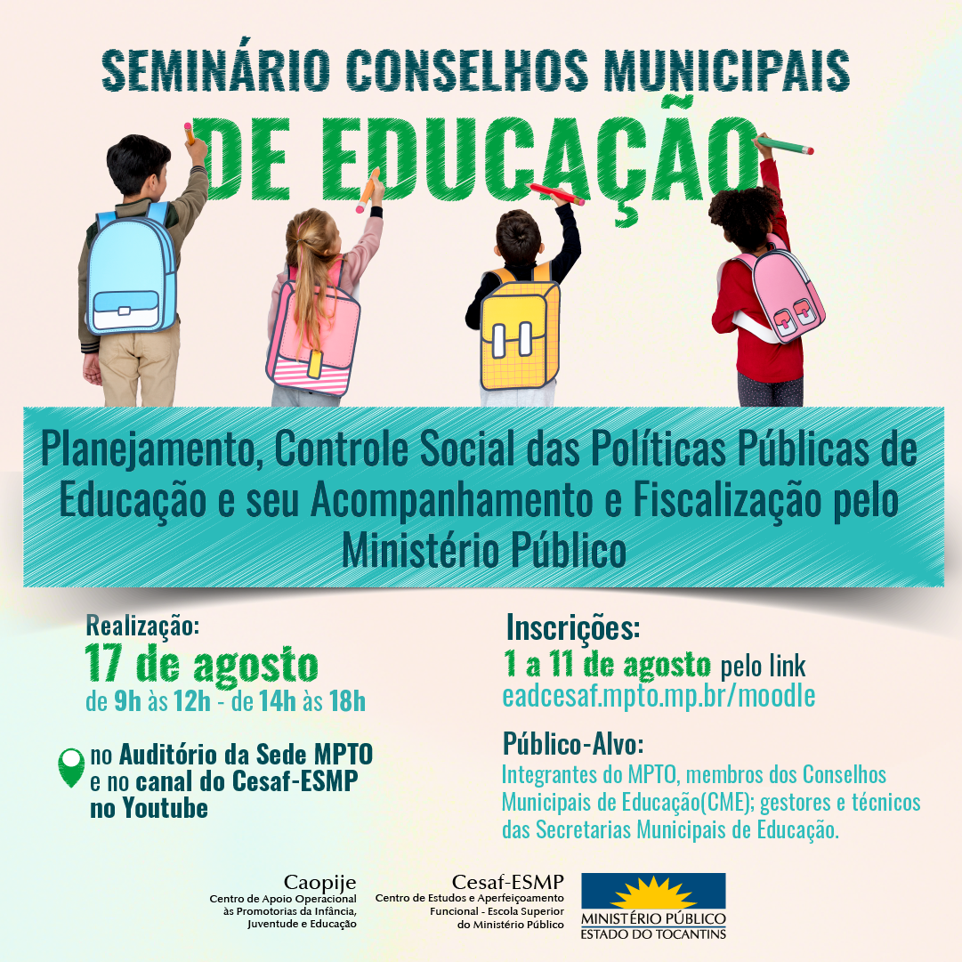 Seminário Conselhos Municipais de Educação