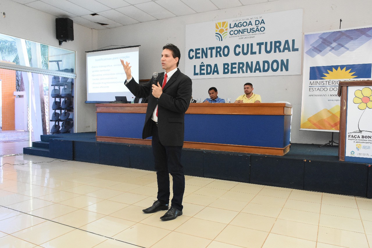 Coordenador do Caoma durante Mutirão da Sustentabilidade