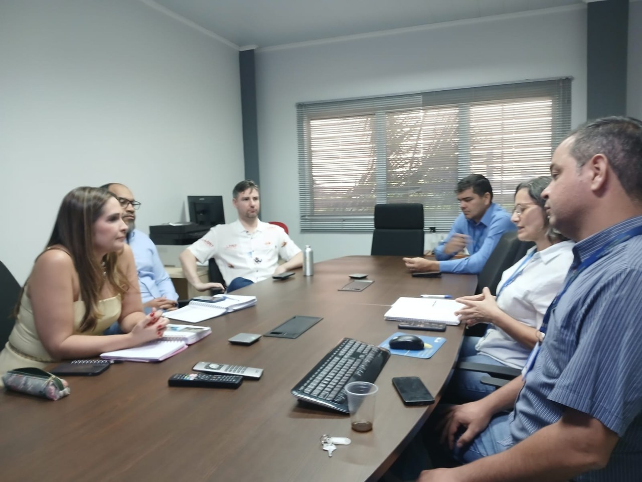 Momento da reunião da CPA
