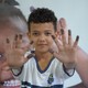 Luiz Gustavo Lopes de Souza, 11 anos, estudante do 5º ano da Escola Mestre Pacífico Siqueira Campos, foi o primeiro menino a fazer a identidade