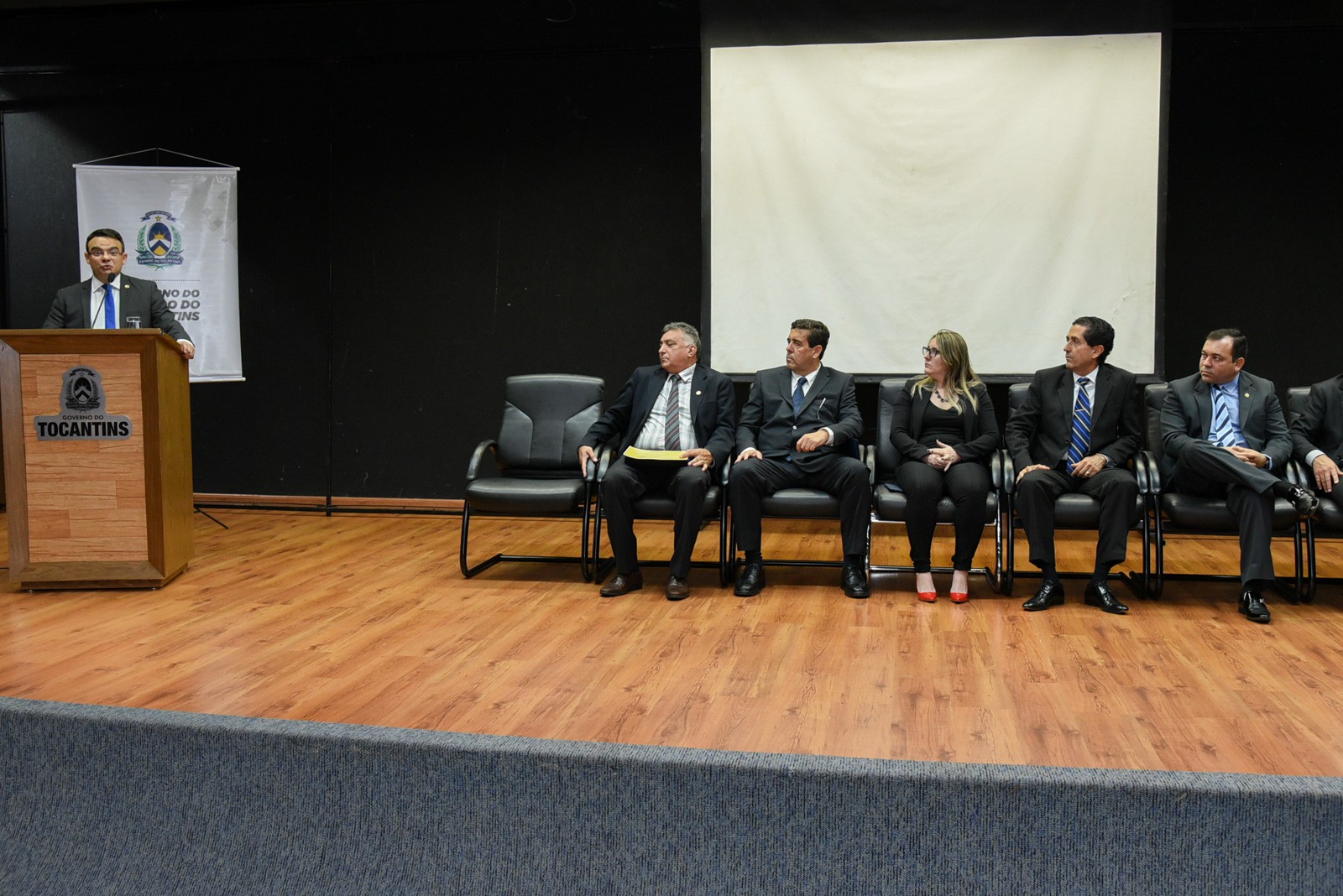 PGJ durante discurso do novo Delegado Geral
