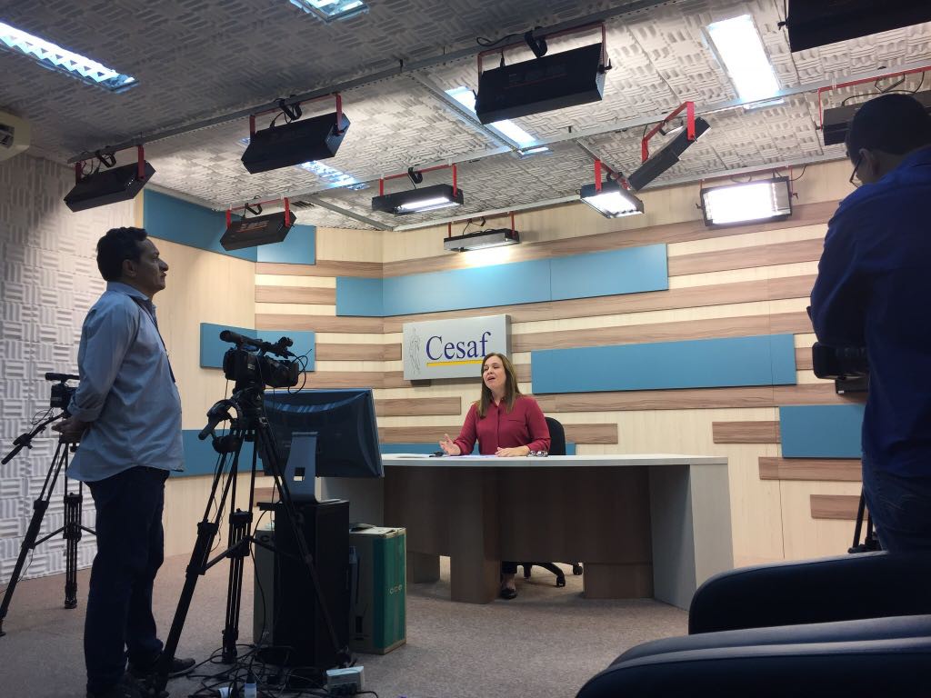 Gravações foram realizadas no estúdio do Cesaf/MPE