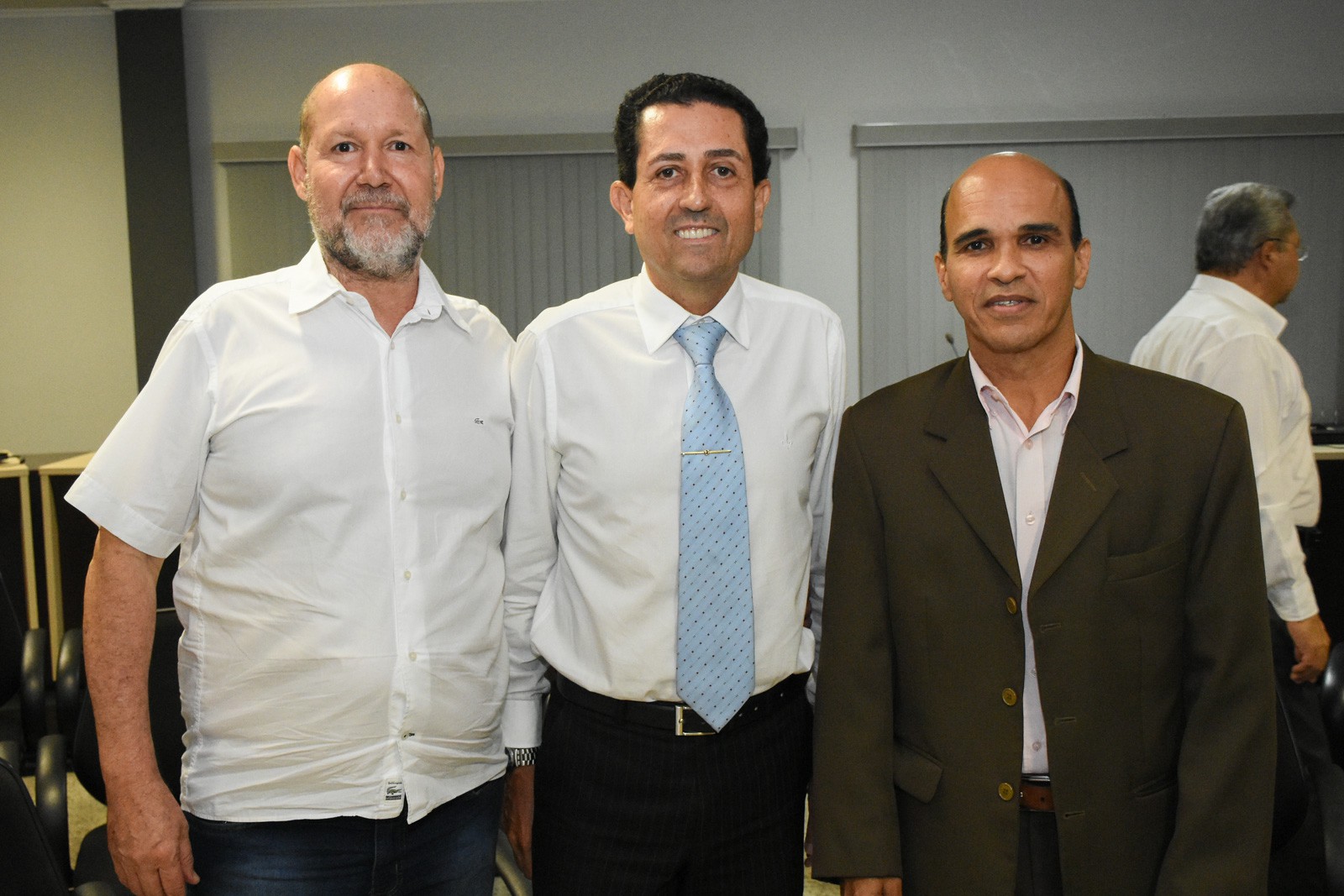 Na foto da esquerda para direita, Alcir Raineri, José Omar e José Demóstenes